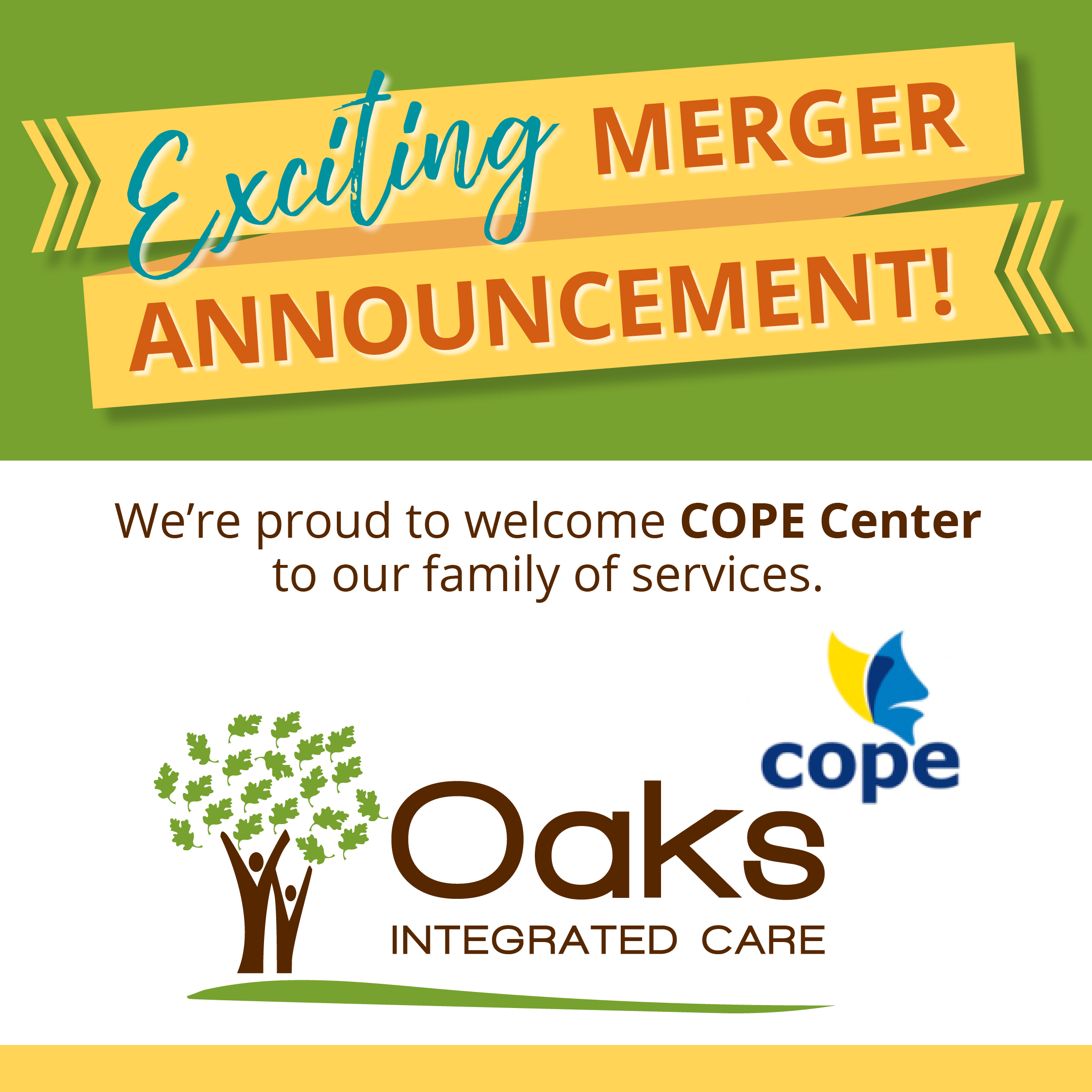 Exciting merger announcement