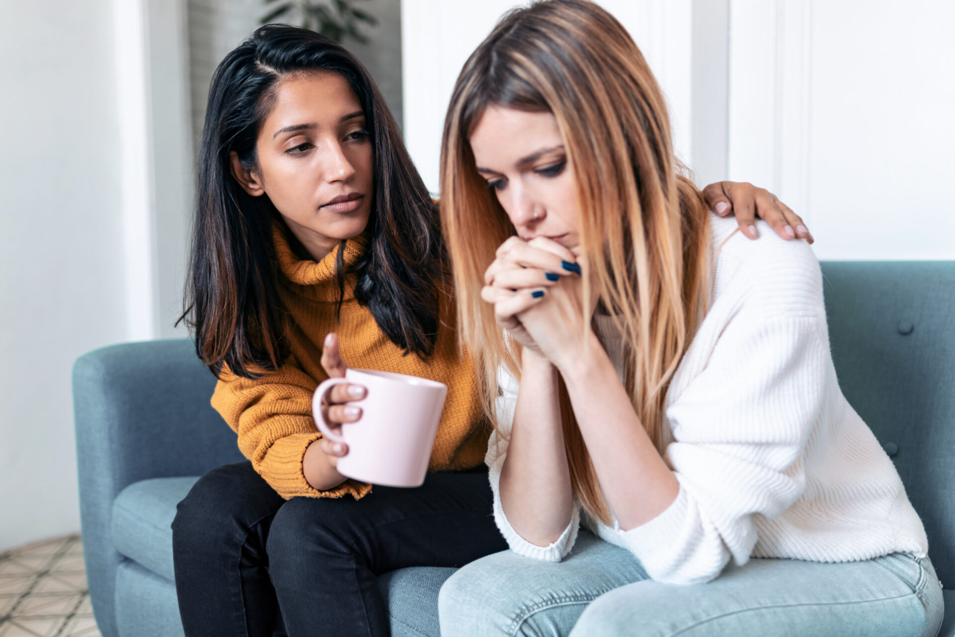 friends supporting each other