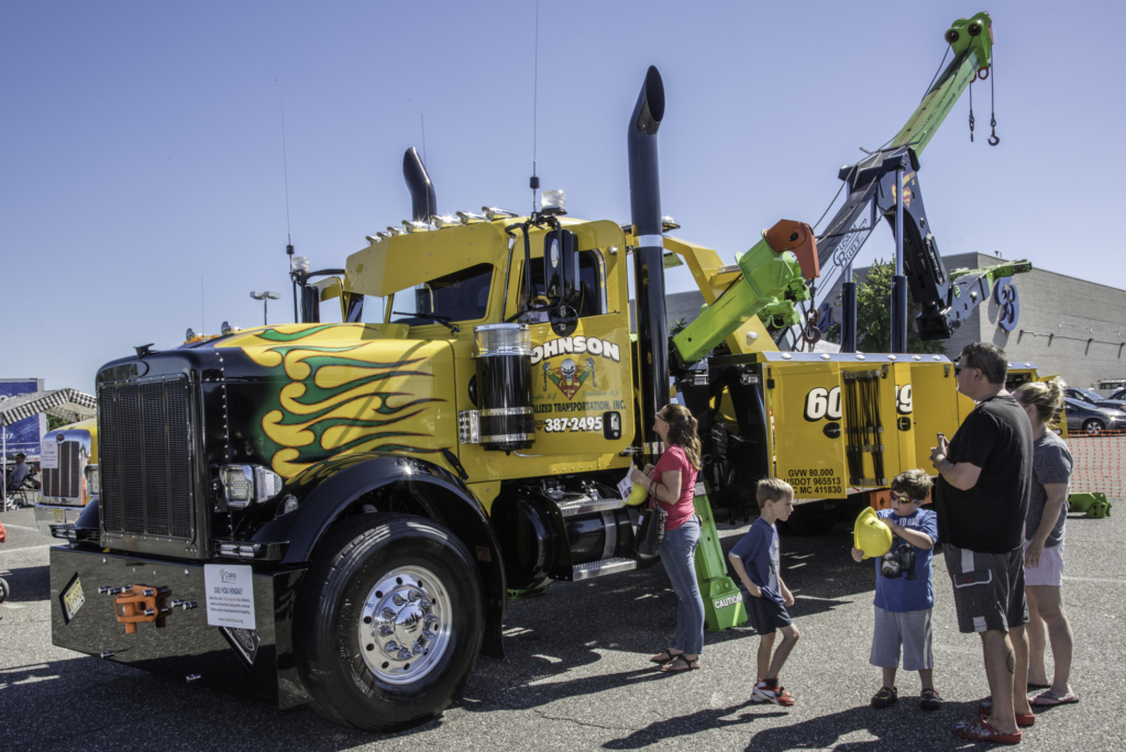 touch a truck tow truck