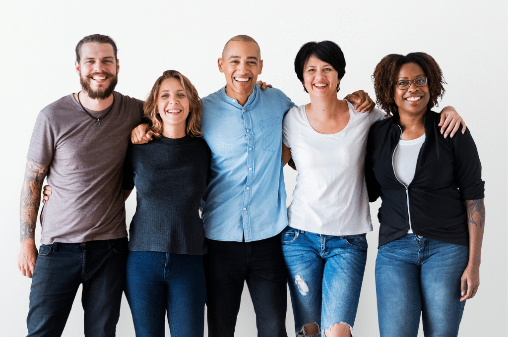 Group of social workers