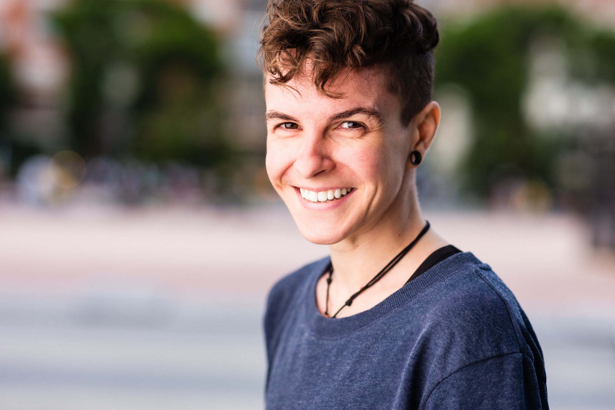 Non binary hispanic transgender individual
