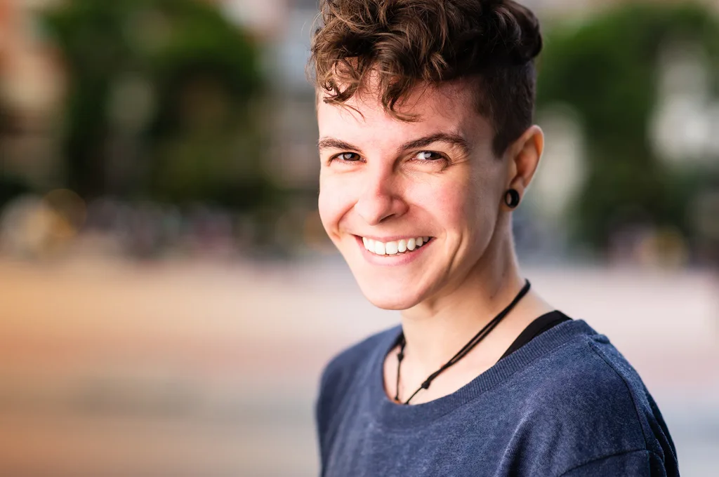 Single Woman Smiling
